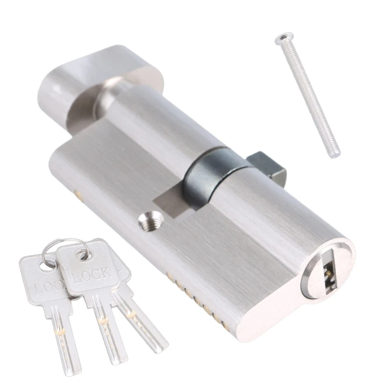 Knobbed Cylinder Lock Alloy Door Lock Enhances Security Door Cylinder Protective House Door Lock for Residential Gates