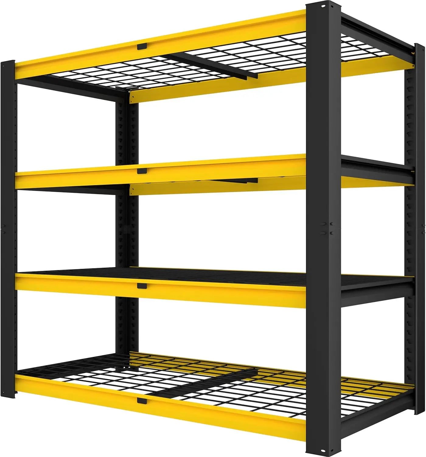 

PrimeZone Heavy Duty Garage Storage Shelves, 40" W x 20" D x 59" H 4 Tier Metal Wire Shelving Unit, Adjustable Garage Storage