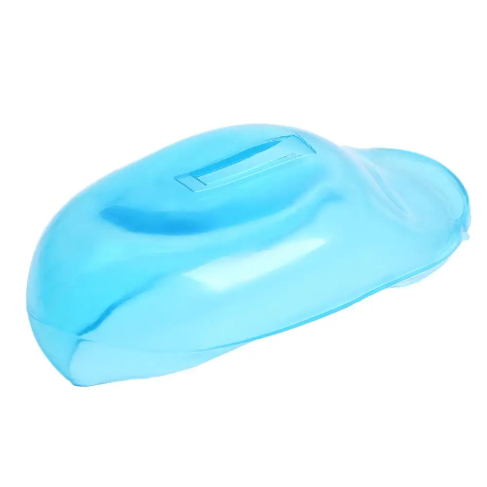 1 زوج/2 قطعة أداة تصفيف الحماية من السيليكون الشفاف الأزرق اللون حامي الضوضاء غطاء الأذن صبغ الشعر درع صالون الملحقات