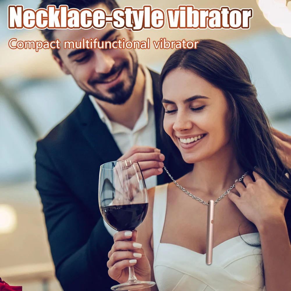 هزاز رصاصة صغير مع قلادة مدلك G-بقعة 10 تهتز الشرج دسار البظر محفز لعبة الجنس للاستمناء الكبار #3