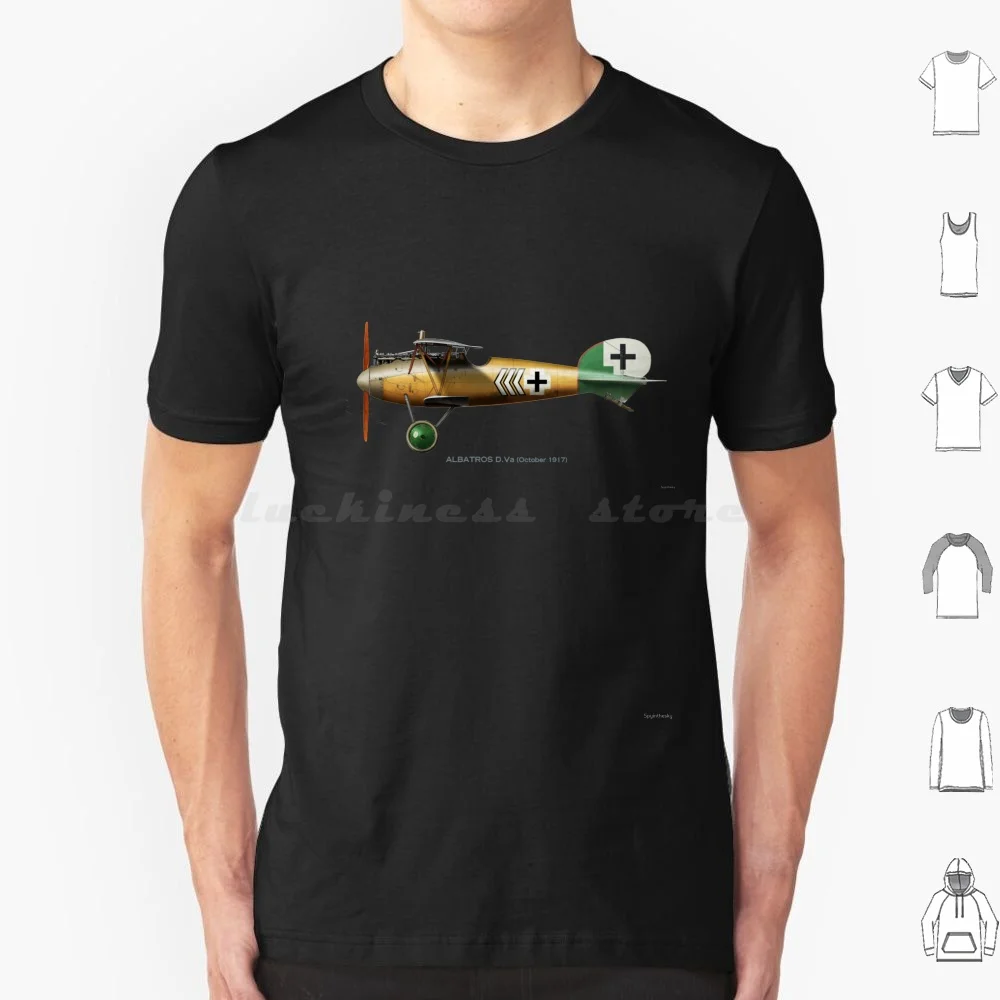 Albatros T Shirt Cotton Men Women Diy Print Albatros Albatross German Biplane First World War Fighter Scout Baron Von Richtofen