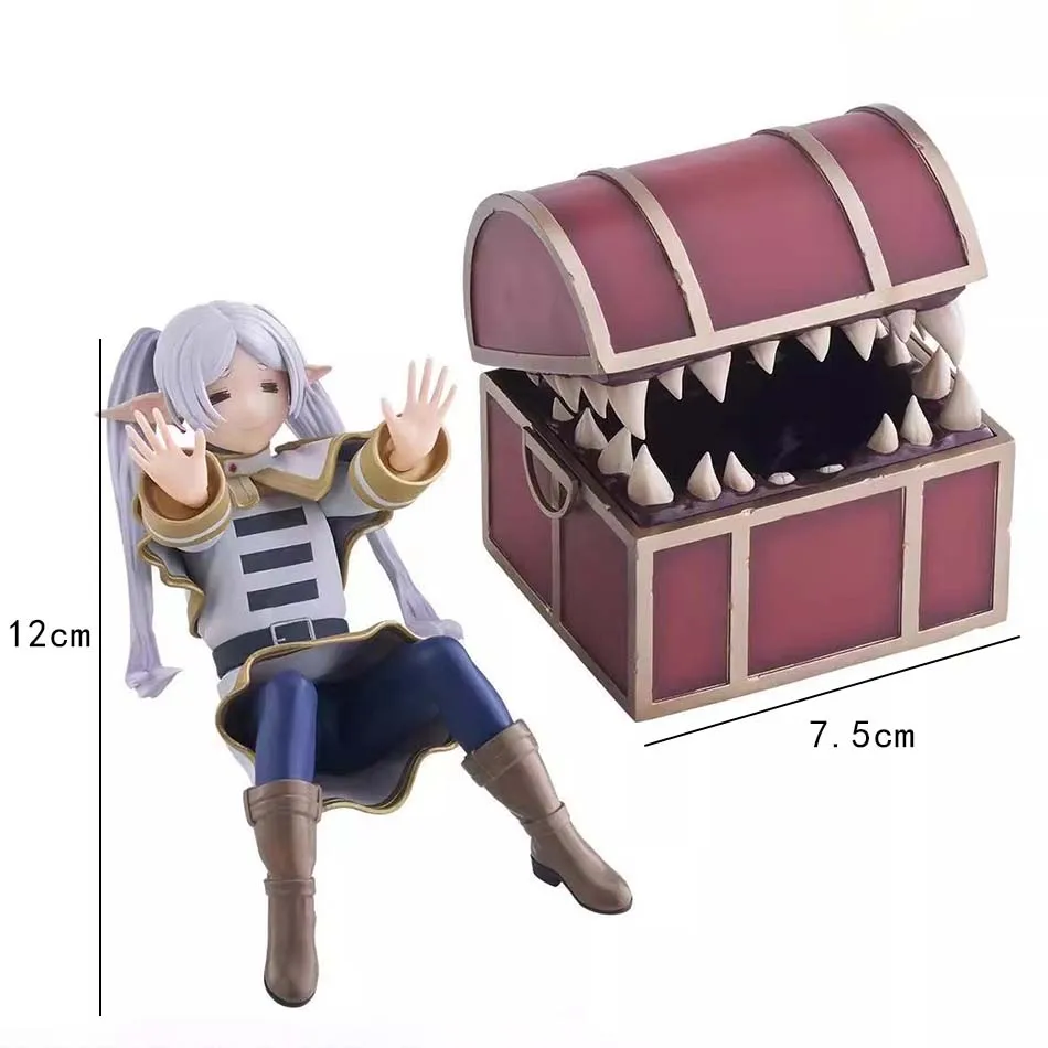 SEGA Luminasta Frieren: Beyond Journey's End 8 cm Frieren Cartoon Kawaii Model Collection Doll Toy para niñas, originale genuino