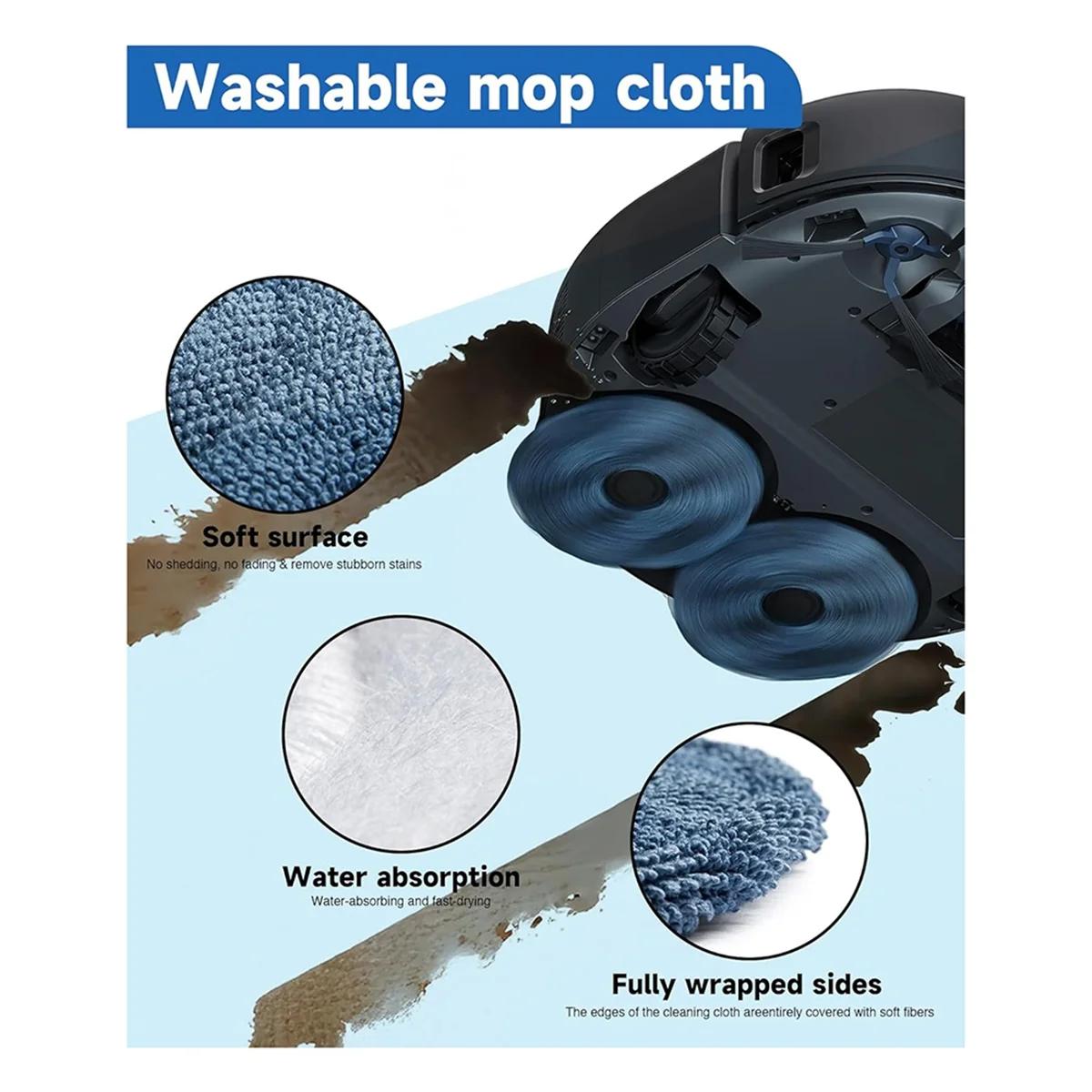 X10 Pro 옴니 로봇식 진공 청소기용 FZFZ 교체 부품 - 더 나은 청소 성능을 위한 품질 액세서리