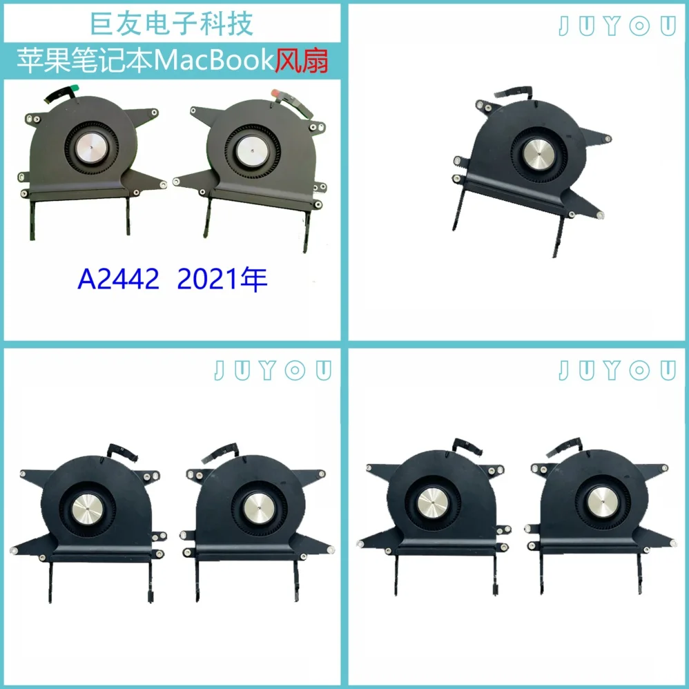 

Запасной вентилятор охлаждения для MacBook Air M1 A2442 2021, высокопроизводительный бесшумный термовентилятор для процессора ноутбука Apple MacBook Air