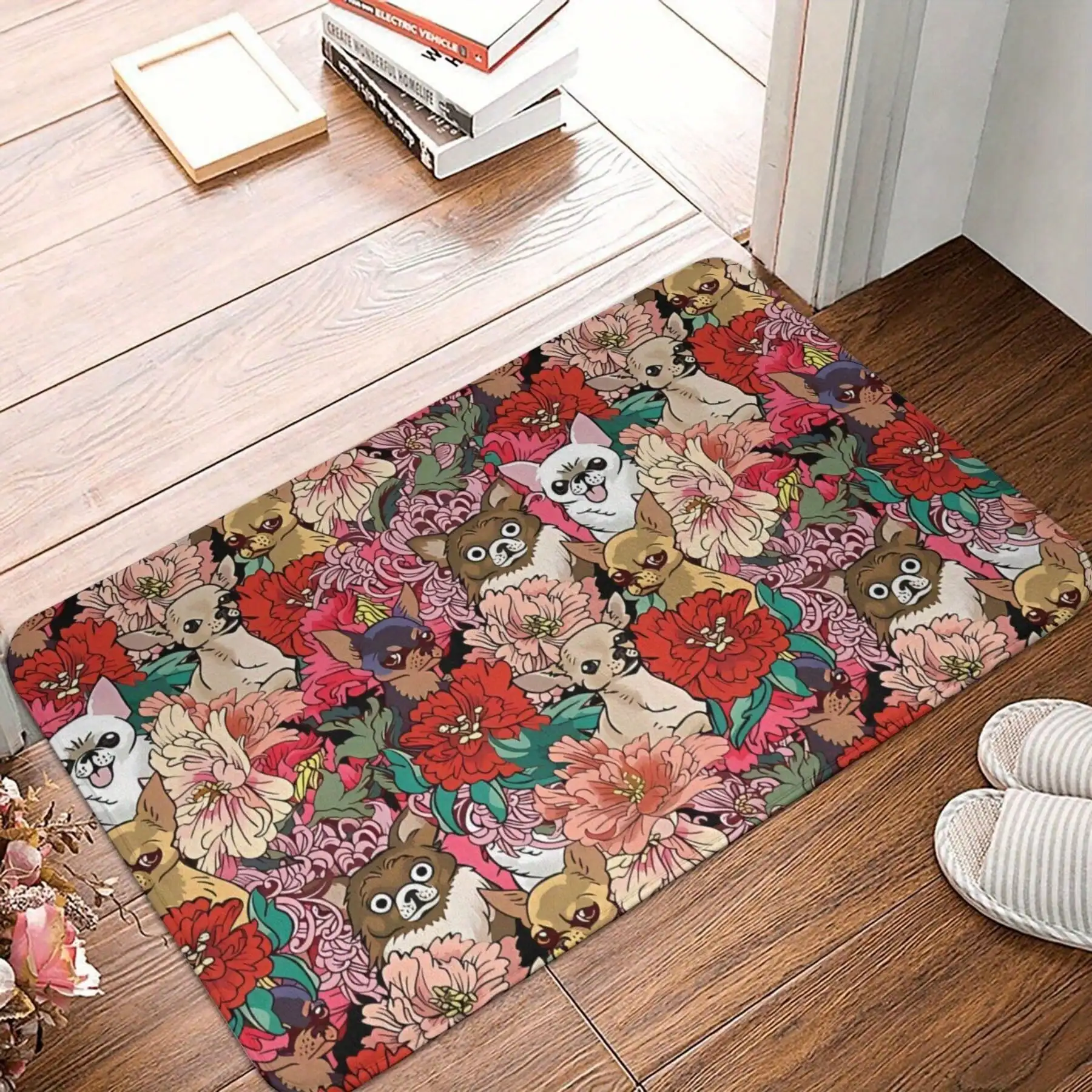 Chihuahua-Themed Non-Slip Doormat For The Living Room, Hallway Carpet, Entrance Rug, And Bedroom Decoration