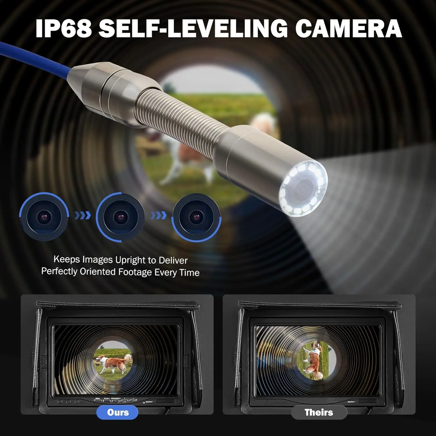 17/23MM Wireless WiF Drain Camera 512Hz, 9