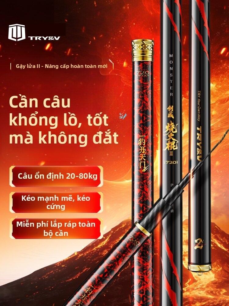 TRYvàV | Cần Câu Cá Lớn Nhẹ
