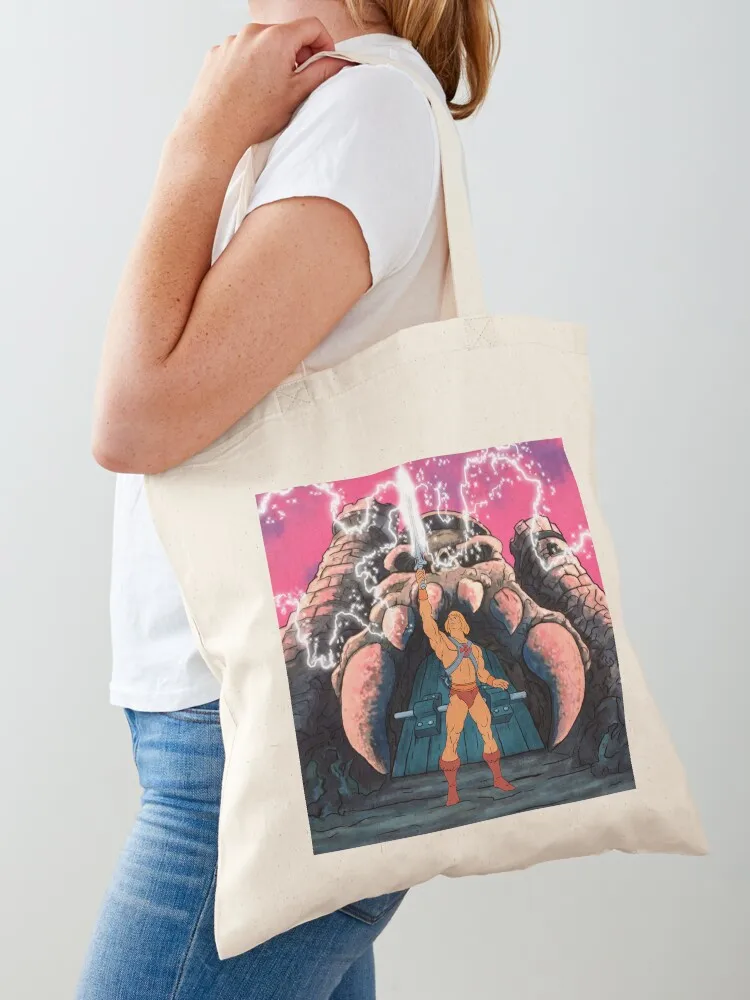 

He-man Transform Tribute Tote Bag Canvas shoulder bag hand bag ladies luxury women Custom
