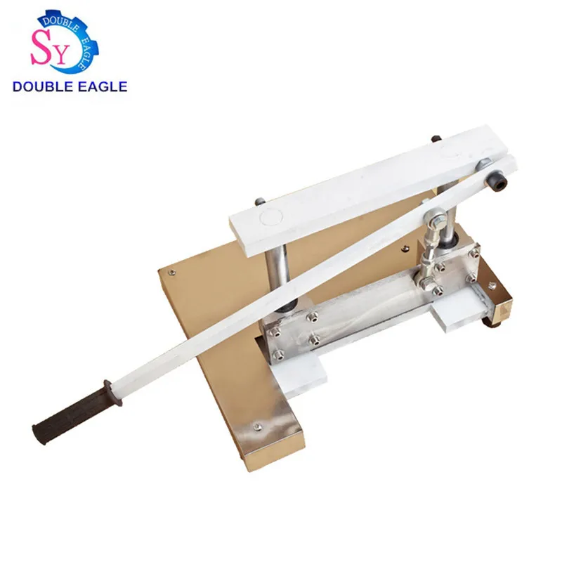 Hand press chop pig trotter machine/small chicken bone cutting machine/manual meat bone chops dicing machine for hotel