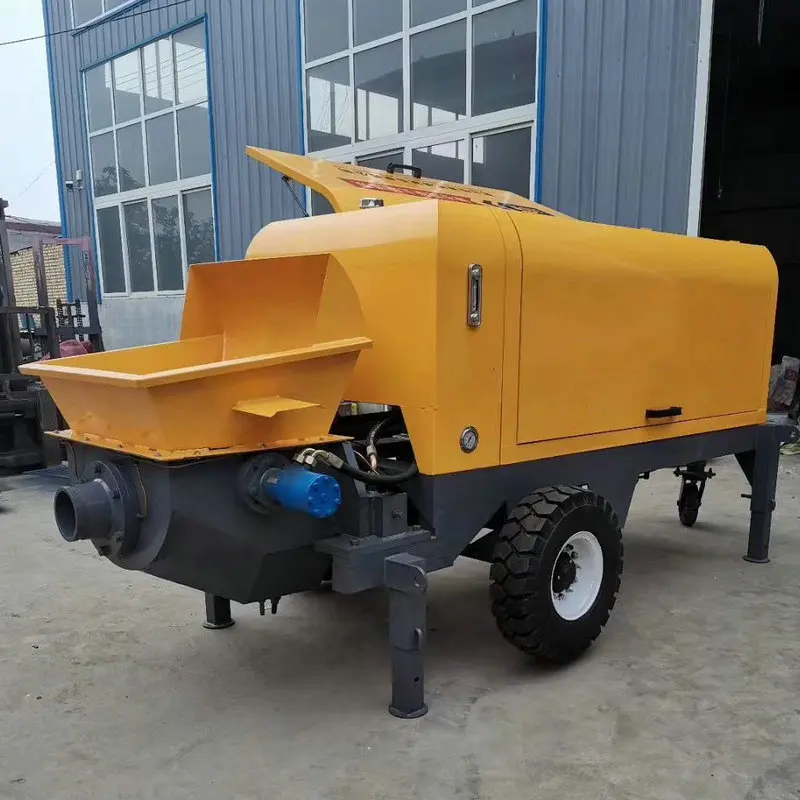 Brand New High Pressure Concrete Pumping Machine and Concrete Mixer Diesel Concrete Pump