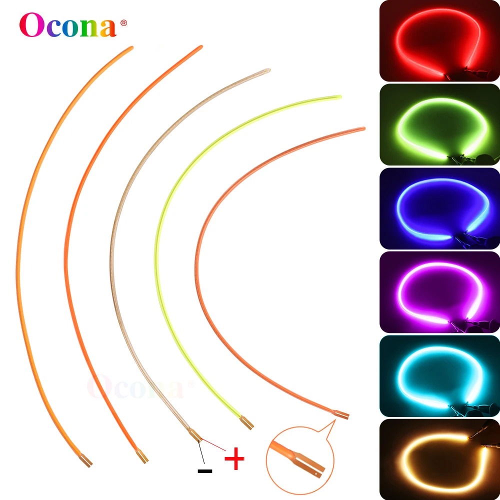 Bezpłatny elastyczny żarnik LED do żarówek LED DIY 110mm 300mm DC 3V Akcesoria do lamp Dioda DIY Części Różowy Biały Czerwony Lodowo-niebieski 2700K