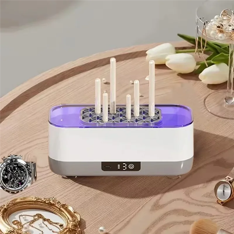

Efficient-Fashion Portable Jewelry And Glasses Cleaner-Very Suitable For Glasses USB Rechargeable, 360 Efficient Cleaning