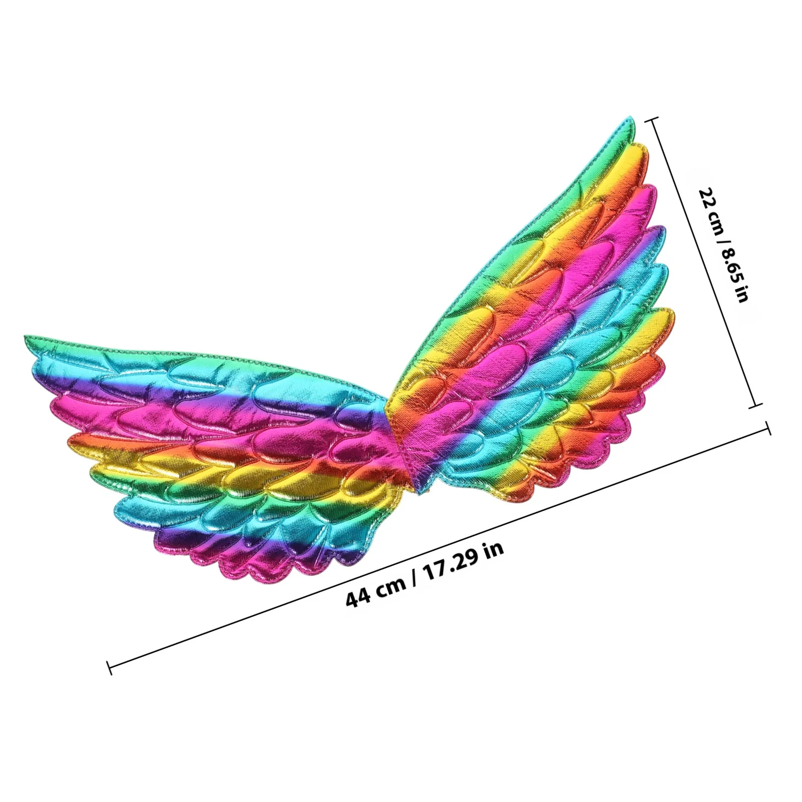 5pcs Unicorn Wings Delicate Costume Prop For Girls Party Cosplay Performance Accessory Colorful Wing-Shaped Ornament