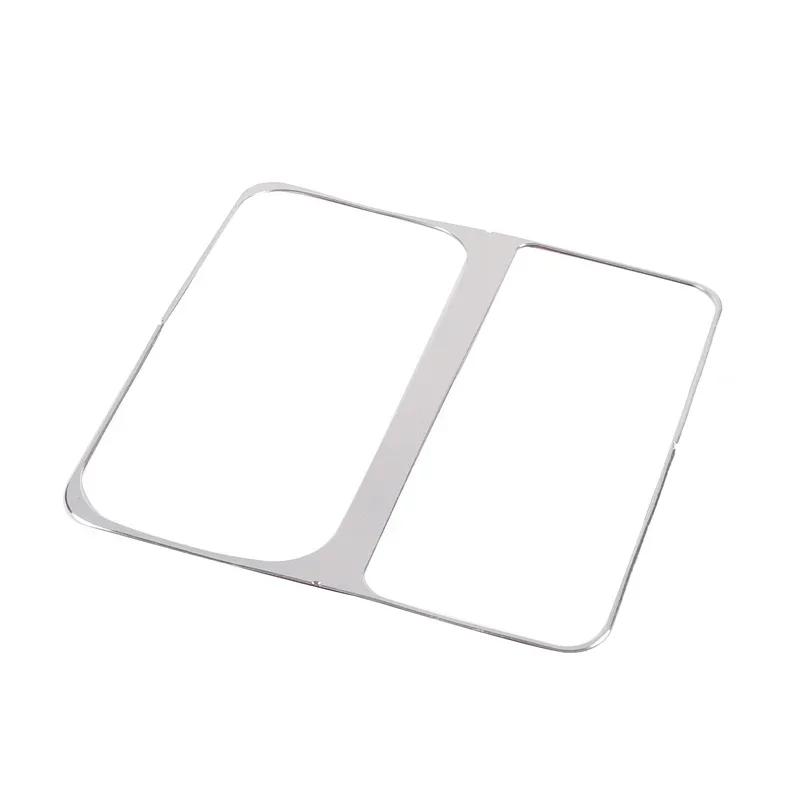 Für Land Rover Defender 90 110 130 2020-2024 Silber Auto Zentrale Steuerung Wasser Tasse Halter Rahmen Abdeckung Trim innen Zubehör