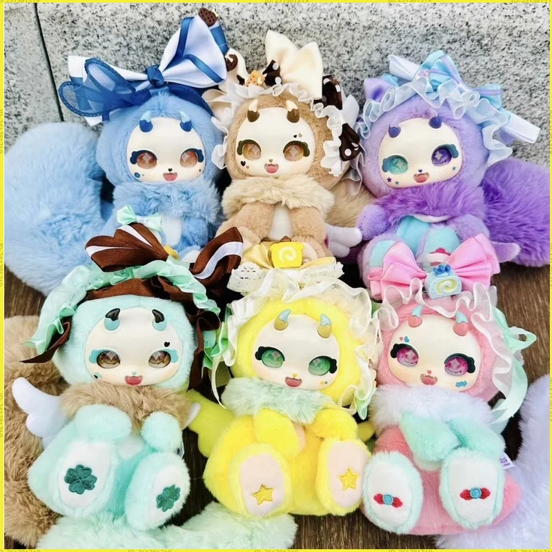 

Оригинальная серия Boboco Sweetheart Party, слепая коробка, аниме-фигурка Boboco, коллекционная модель, украшение для спальни, милые подарки в форме сердца для девочек