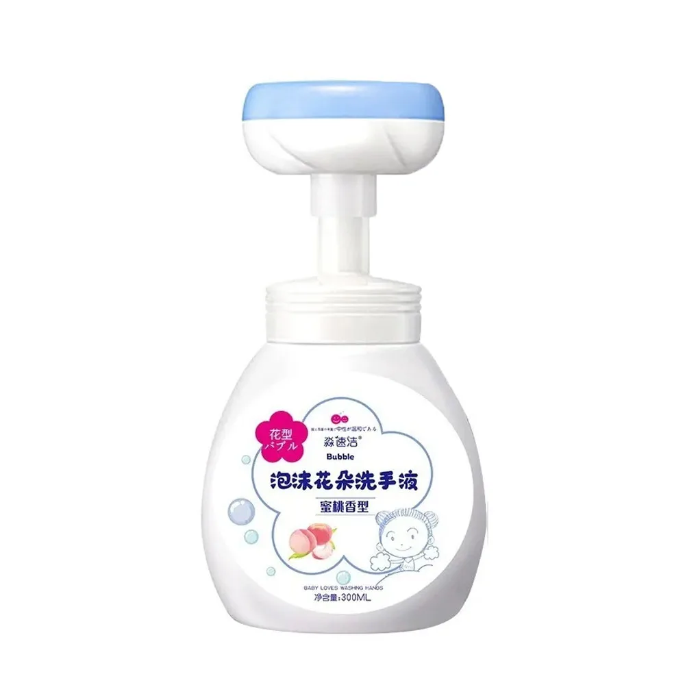 300ML Hand Sanitizer Foam Flower Shaped Fragrance Durable Antibacterial Clean Household Adult Children Press Bottle Hand Soap