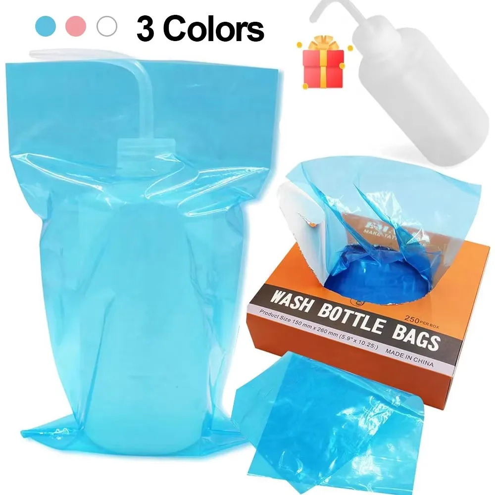Bolsas para Botellas de Lavado de Tatuajes EMALLA, Fundas para Botellas de Lavado, Bolsas para Botellas de Compresión, Bolsas de Limpieza para Accesorios de Botellas de Lavado de Tatuajes