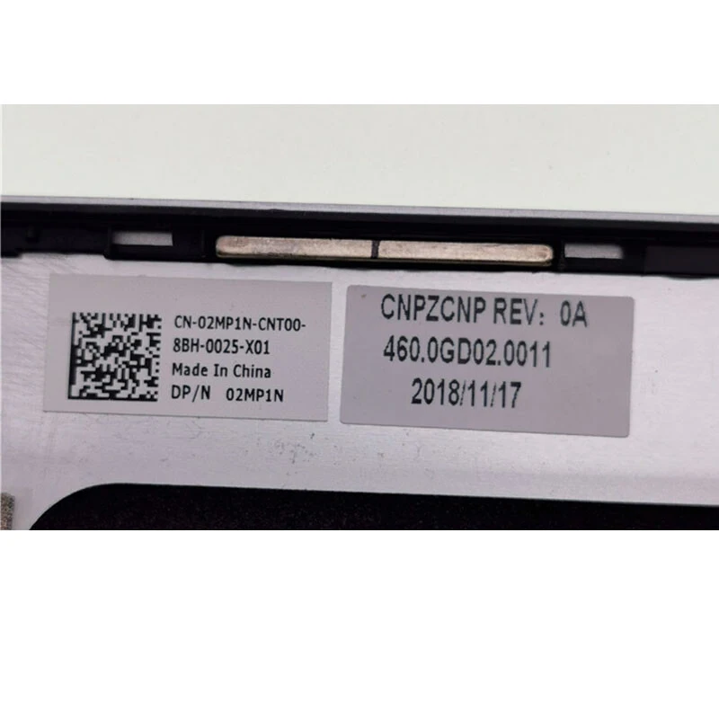 f  For Dell Inspiron 7000 7391 02MP1N Touch  Rear Lid Back Cover Top Case Silver