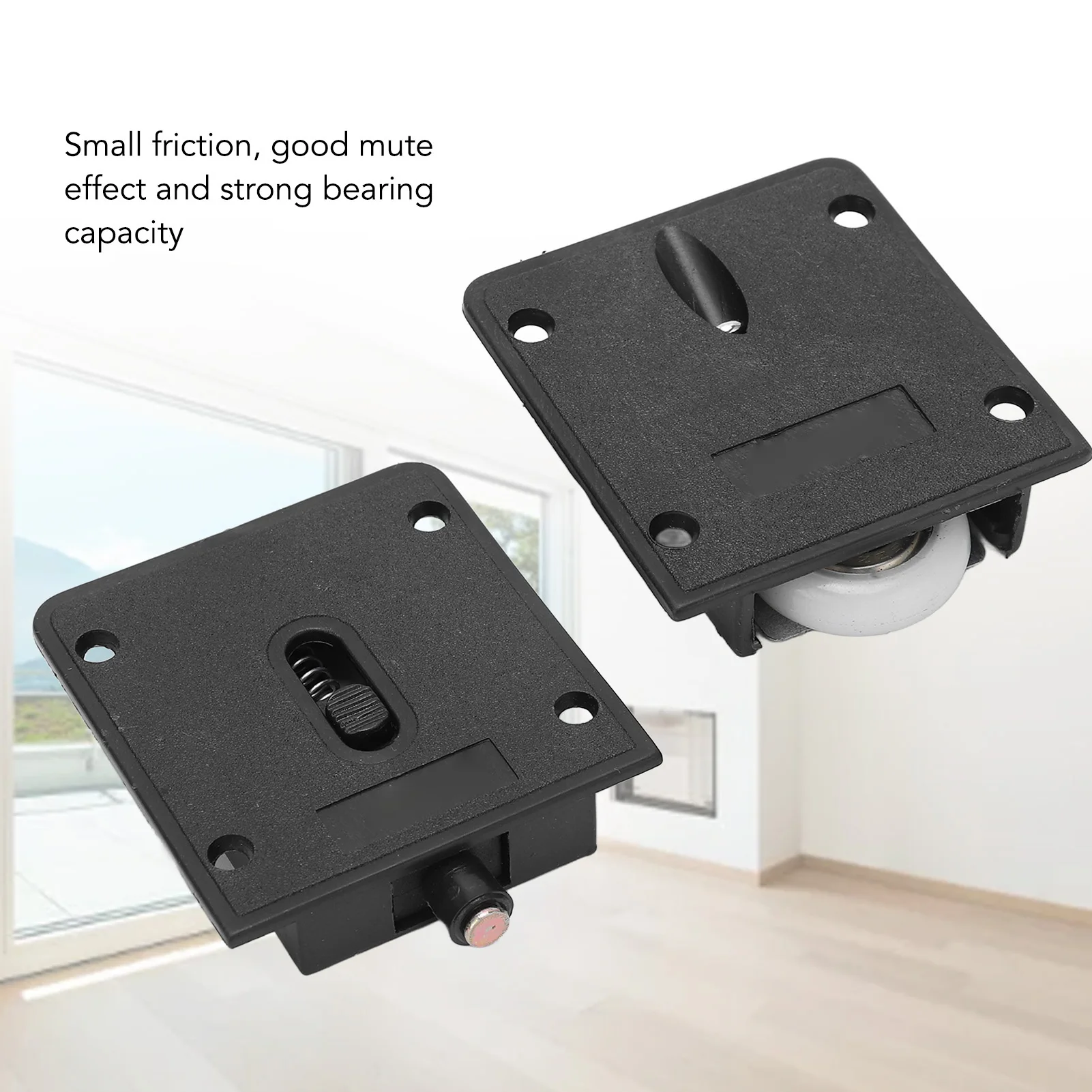 4 Sets Sliding Door Roller 25mm Wardrobe Pulley Wheel Accessory for Cabinet Furniture Door Wheel Wardrobe Pulley Sliding Roller