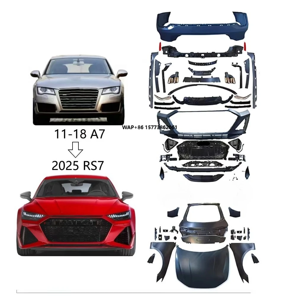 

Body Kit for A7 C7 C7PA 2011-2018 Change to 2025 RS7 with Hood Front Bumper Fender
