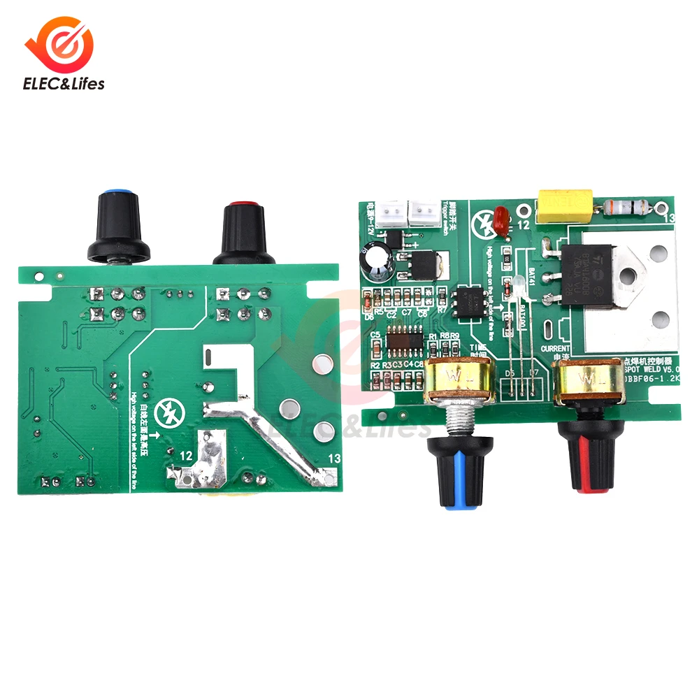 41A/100A Spot Welding Machine Control Board Welder AC 220V to 9V Transformer Controller Board Timing Current Time Current