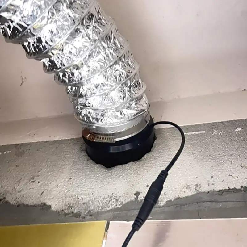 مروحة عالية الكفاءة مضمّنة ، التهوية 97 مم لتهوية اليخوت DC12V الاستهلاك المنخفض 39dB مروحة ضوضاء منخفضة