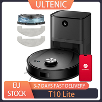 Ultenic T10 Lite Robot Vacuum Cleaner with LiDAR Navigation, 4500Pa Suction, Self-empty, Matrix Clean, 2L Dustbin, APP Control