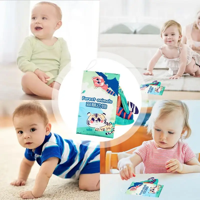 หนังสือ Montessori สําหรับเด็กวัยหัดเดิน Montessori ของเล่นในตัวอุปกรณ์เสียง Skin-Friendly Sensory Board Busy Book สําหรับสัมผัส