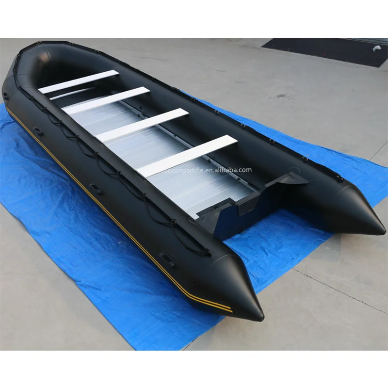 6m 8m 9m Cheap Zodiac Rib Hypalon Large Rigid 1.2mm PVC Zodiac Rescue Rowing Keel For Inflatable Boat Inflatable Fishing Boat