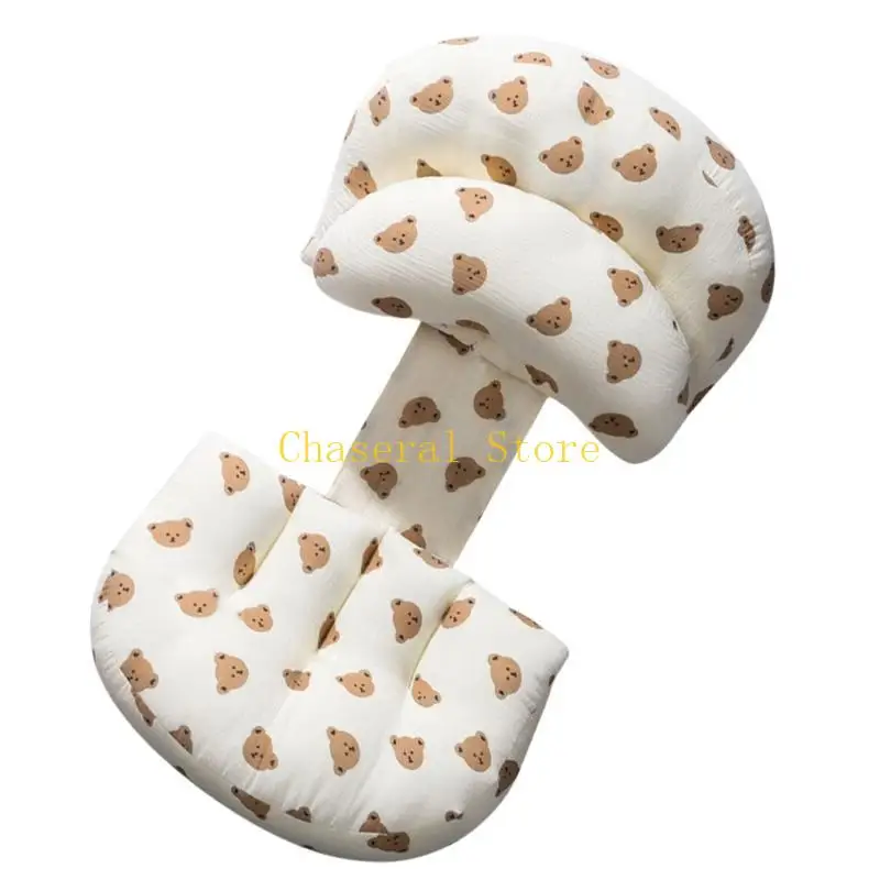 E7CE menghibur kehamilan Bantal Pinggang Beruang Dukungan Lumbar Bantal Bersalin untuk Tidur nyenyak selama bersalin