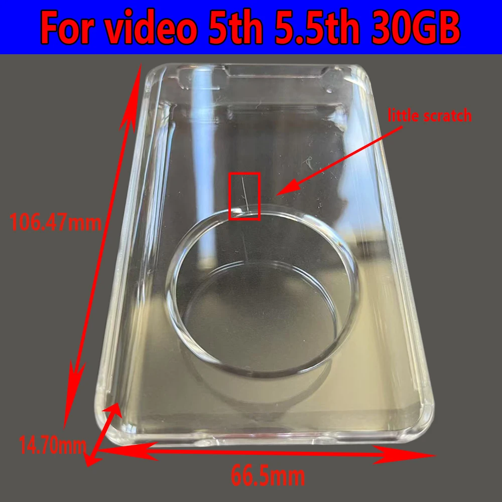 Full Protective Crystal Clear Hard Cover Case for iPod Classic 7th Gen 120GB 160GB 6th Gen 80GB 120GB Video 5th 30GB image 6