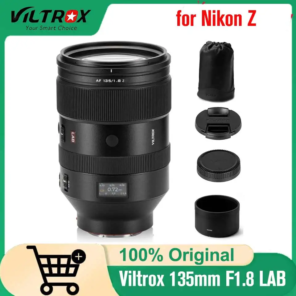 

New Viltrox 135mm F1.8 LAB Lens Large Aperture Ultra Wide Angle Auto Focus Lens For Nikon Z-mount Cameras