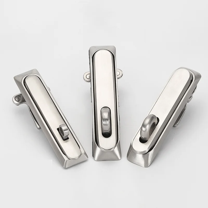 MS834 High-Quality Panel Latch 3 Point Box Padlockable Stainless Steel Swing Door Lock for Handles Cabinet Door Distribution Box
