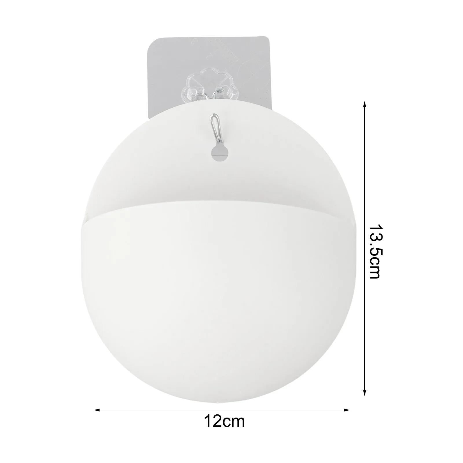 1 Pcs Plastic Wall Hanging Flower Pot For Vertical Gardening Wall Mounted For Indoor Bonsai Balcony Plant Display