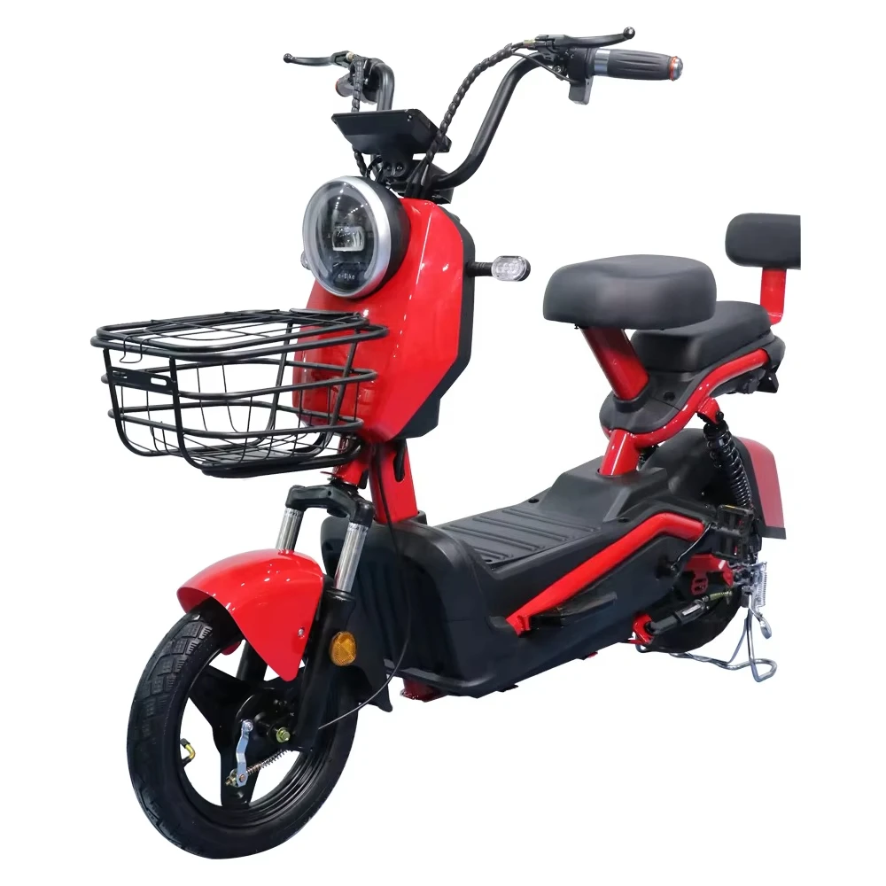 QQW Reliable electric bicycle 48V 500W electric scooter, adult electric city bicycle, long-distance adult electric bicycle