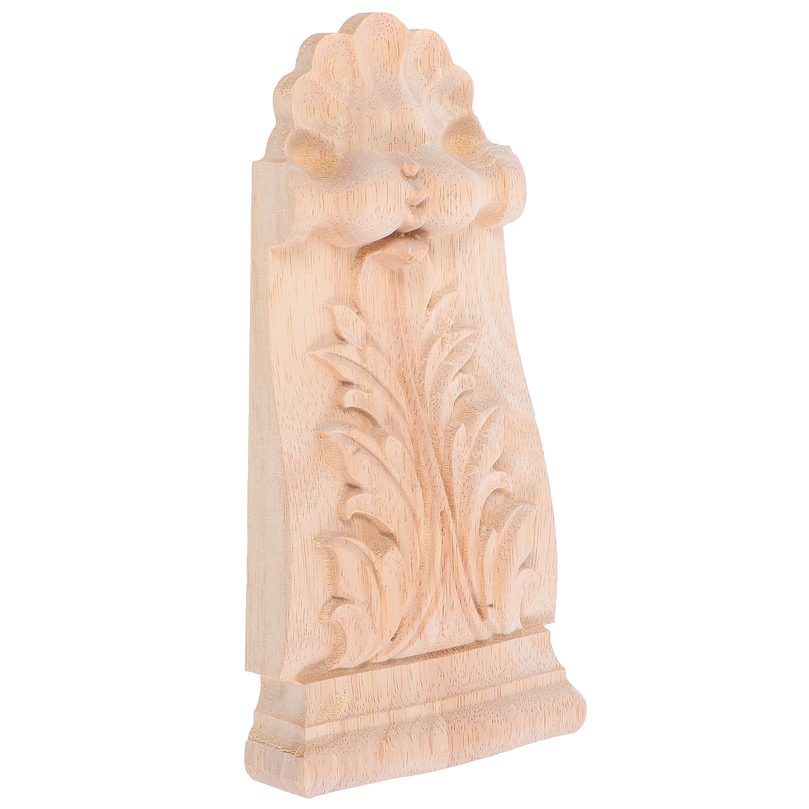 

Wood Carved Capital Appliques Solid Wood namental Mouldings European Style Elegant Design Sturdy Material Precision