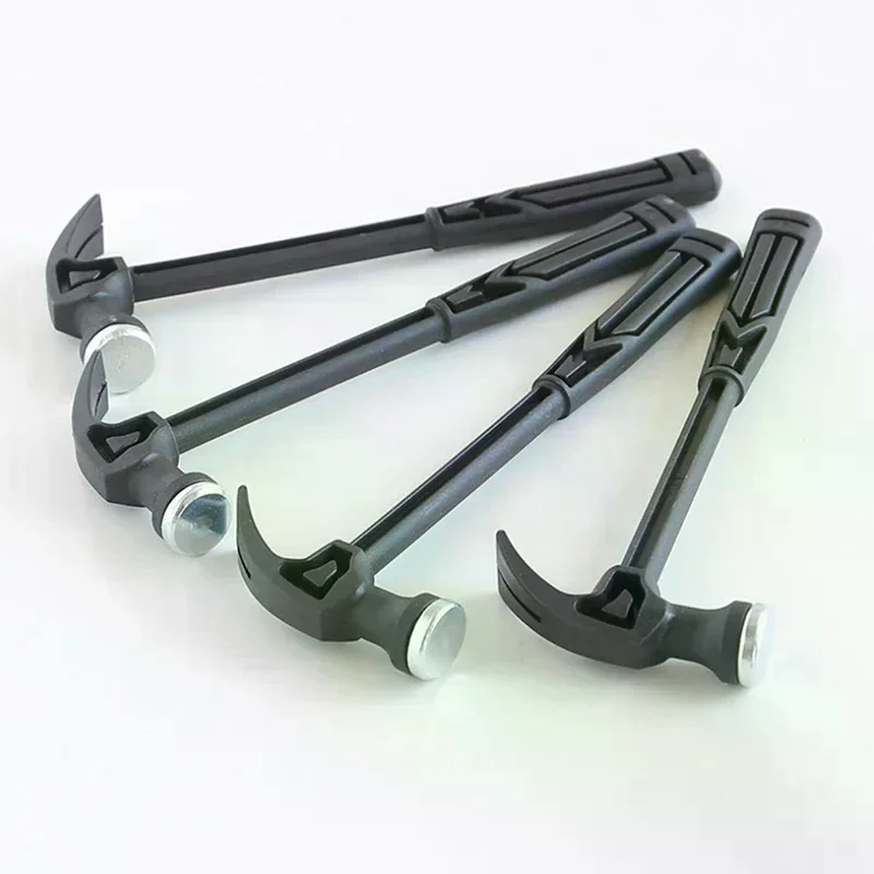 Hammer Plastic Handle Claw Hammer Home  Grid Hammer Building block hammer Mini