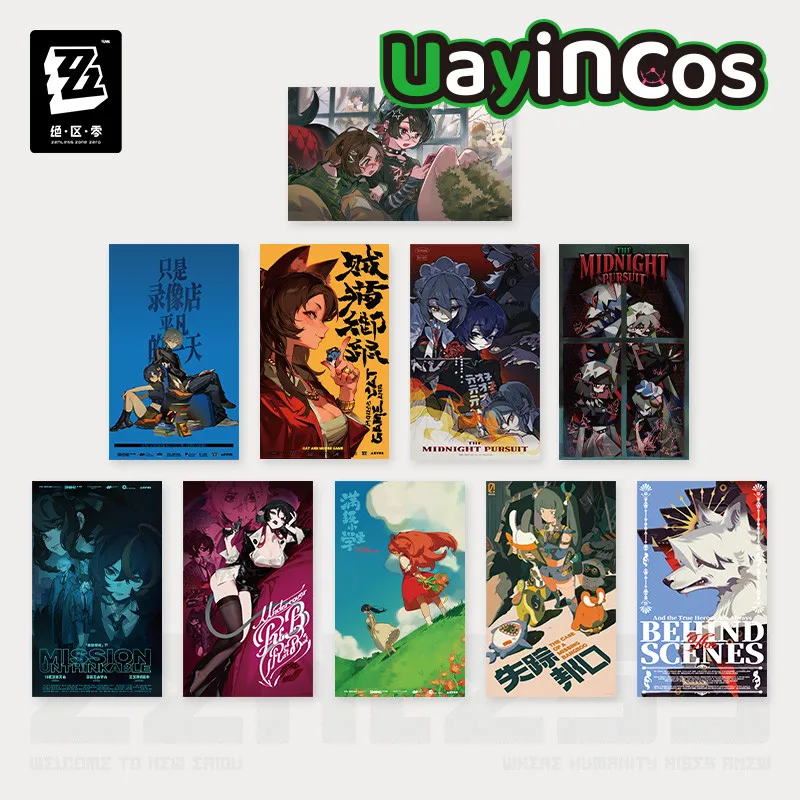 

Оригинальный Zenless Zone Zero RandomPlay, видеосерия, коллектонный постер, Эллен Джо, украшения, аксессуары для кукол, аниме-игра, игрушка, детский подарок