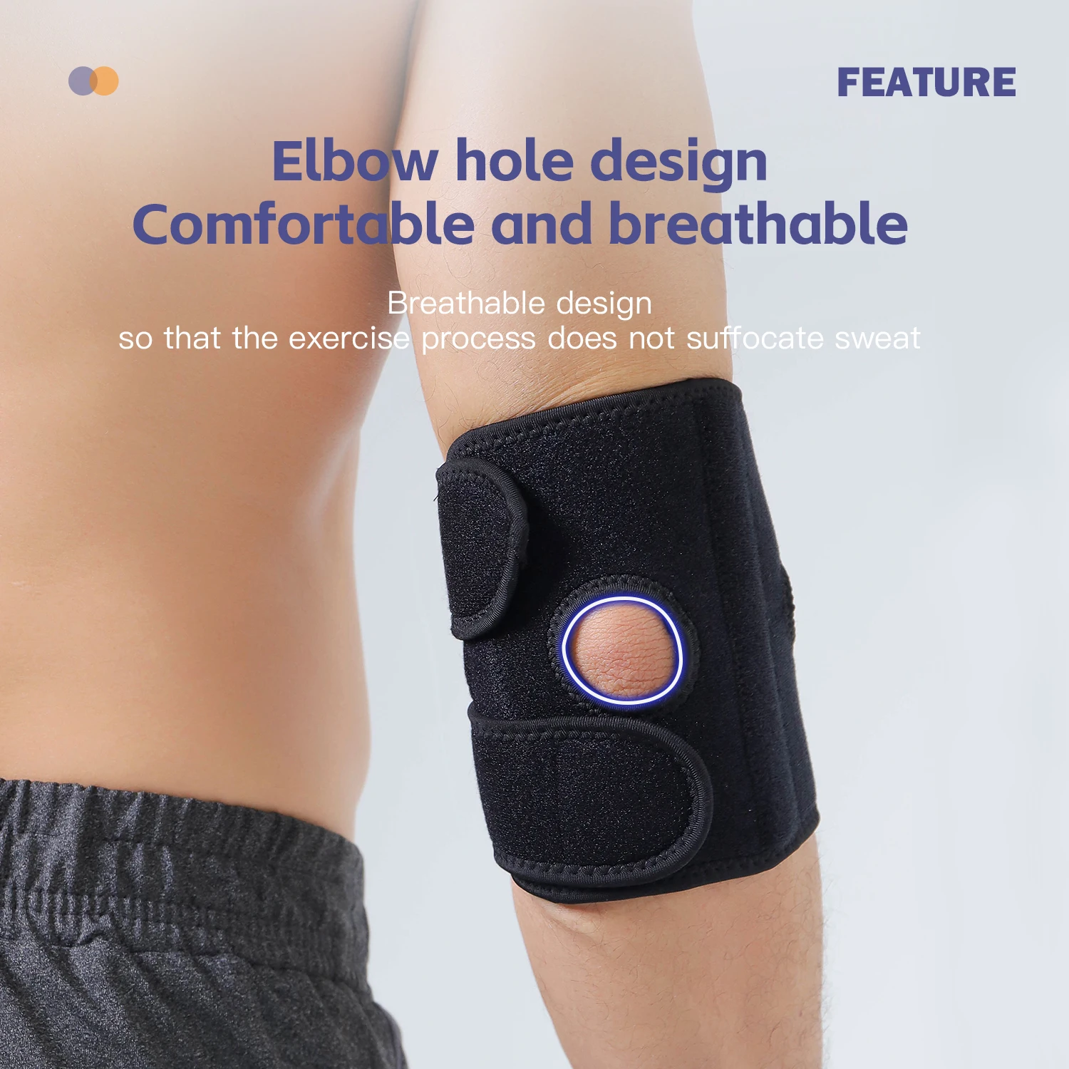 Tennis Elbow Brace - دعامة مفصل الكوع القابلة للتعديل (قطعة