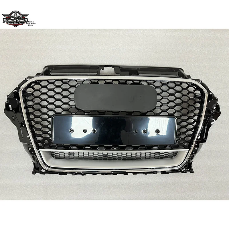 

Suitable For Audi A3 Modification RS3 Old Model A3 8V Front Bumper 13 14 15 16 Honeycomb Grille Cover