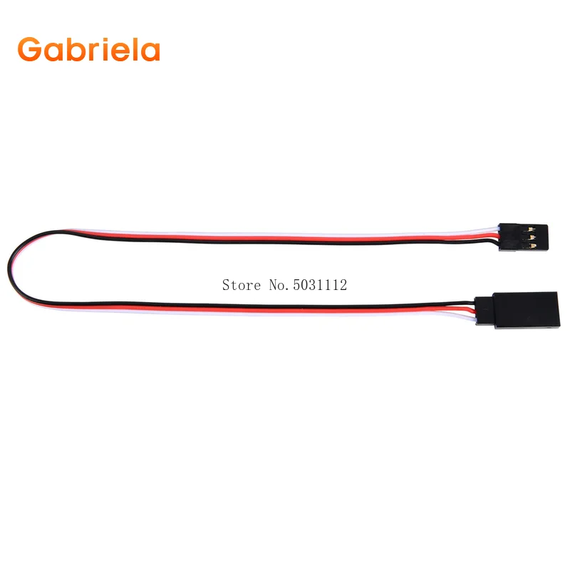 10 Pcs 3Pin 150/300mm/500mm JR Style Servo Extension Servo Extension Lead Wire Cable For RC Futaba JR Male to Female 30cm 3P