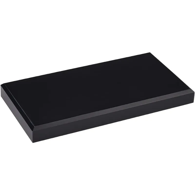 

1 шт. акриловая скошенная подставка для дисплея 6 "x 3" x 0,5 "(LxWxH) черный акриловый блок для дисплея прямоугольная подставка для ювелирных изделий акриловая