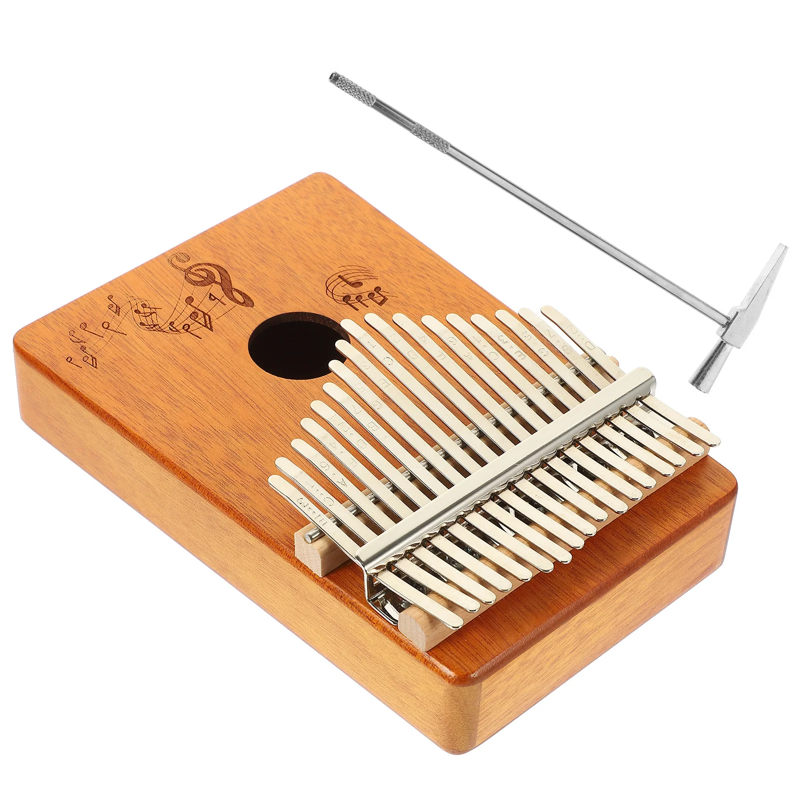 

1 set 17 Keys Kalimba Thumb Piano Portable Finger Music Instrument Exquisite Design Natural Melody For Beginners Gift Idea