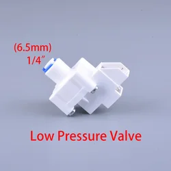 RO Water Purifier Parts Low Pressure Valve Switch 1/4 