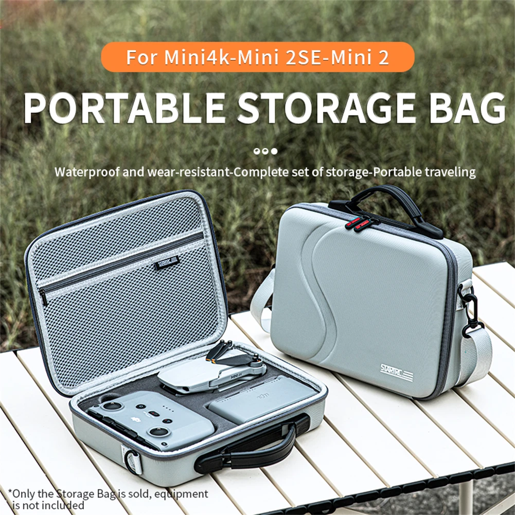 

New PU Travel handle Bag Shoulder Bag For DJI Mini 2/2 SE/4k Drone Shock-resistant Carrying Case Accessories Storage Bag