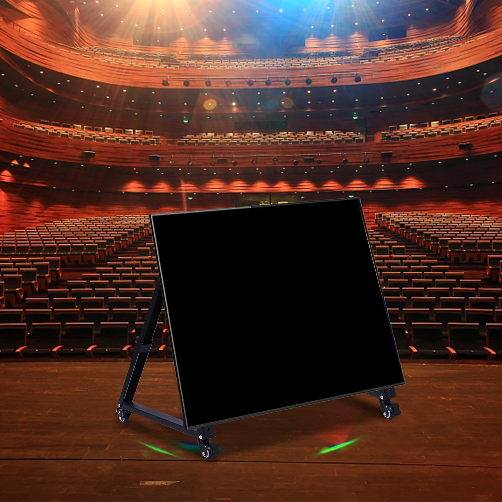 Low Height Triangular Mobile TV Stand,Monitor Floor Stand Cart for 19-55" Screen Mobile TV Stand Low Height Triangular Monitor