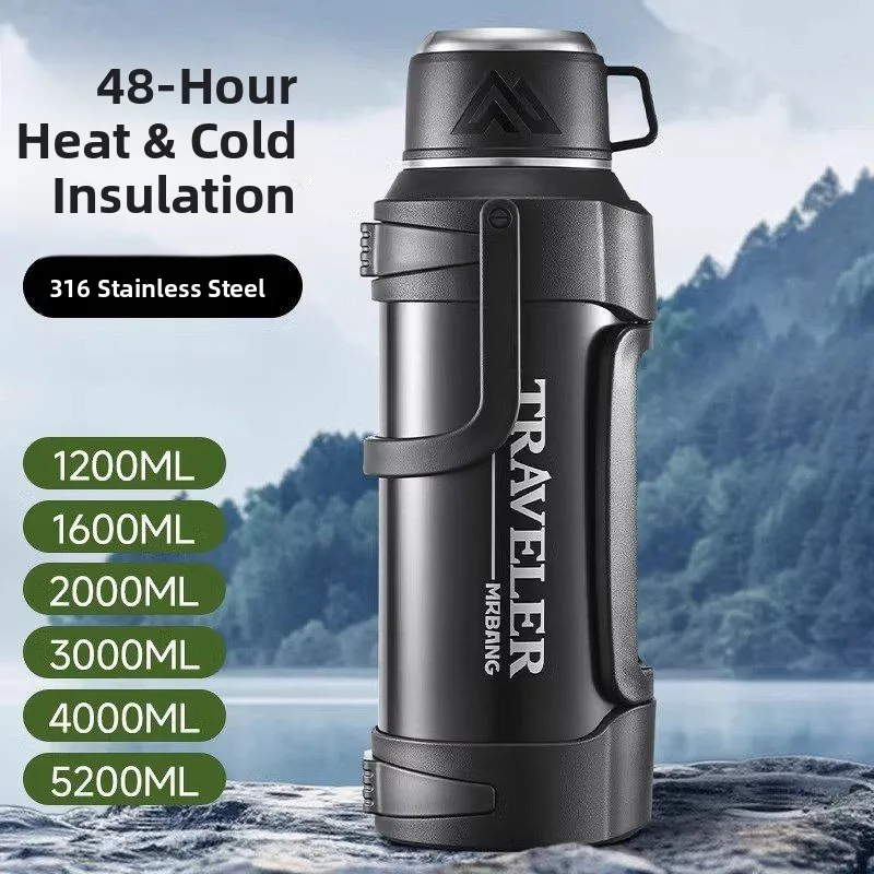 

Extra Large Capaci 36 Stainl Steel Insulated Mug Portable Outdoor Sports Tea Brewing Cup Large Size Car Travel Mug