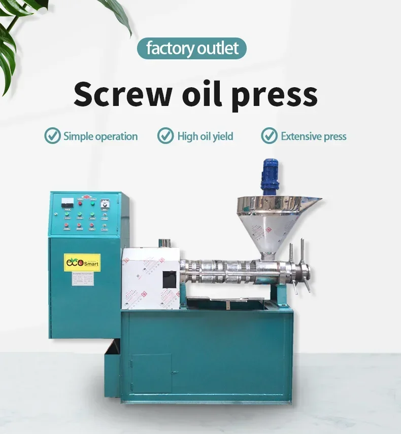 

Electric Automatic Screw Cold Oil Pressers Stainless Steel Peanut Sesame Soybean Cotton Sunflower Seeds Oil Press Making Machine