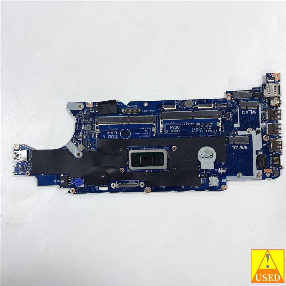 Laptop Motherboard  030CV1 LA-J371P FOR DELL 5410 WITH I5-10310U  i7-10610U Fully Tested and Works Perfectly