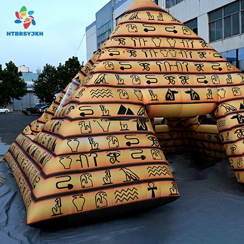 Riesiges aufblasbares Architekturmodell – aufblasbare Pyramide, zur Dekoration, Outdoor-Requisiten
